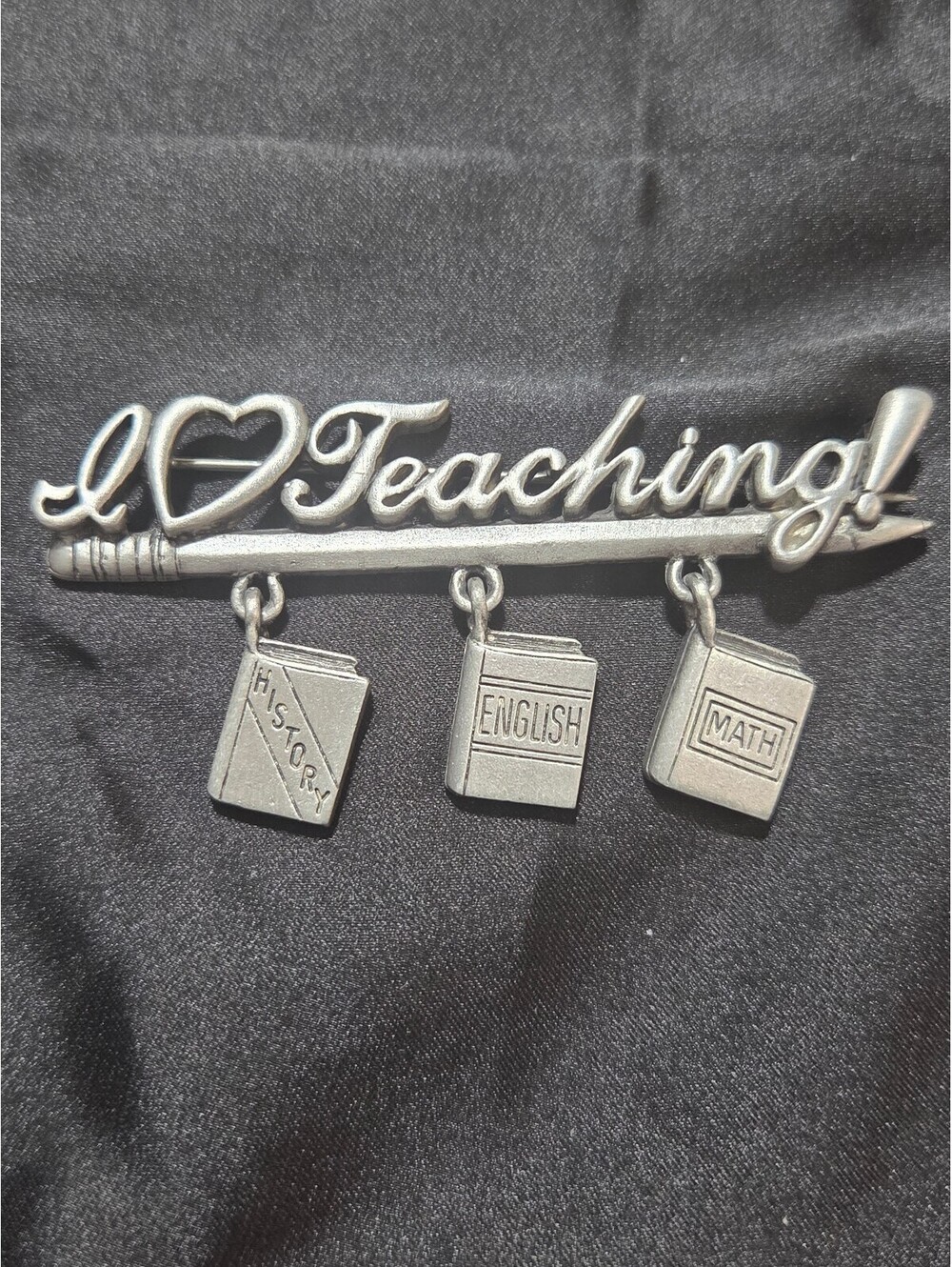 I love Teaching Brooch